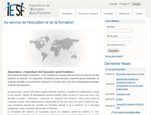 Tablet Screenshot of iesf-asso.org